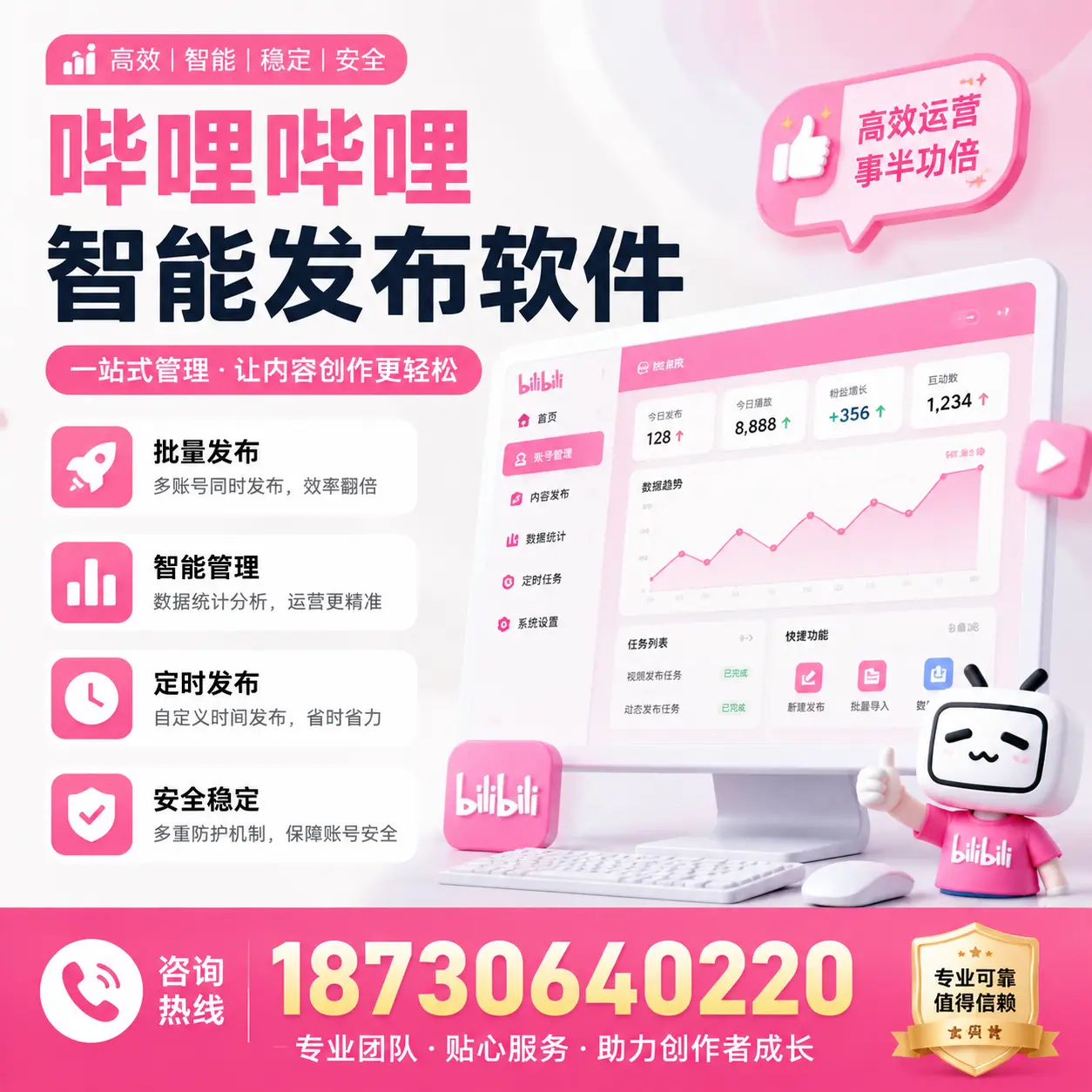 如何评估哔哩哔哩智能发布软件的ROI？黔南 企业必读